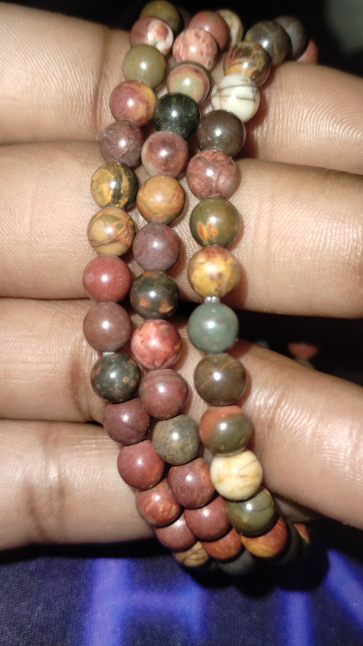 Polychrome Jasper Bracelet 6mm