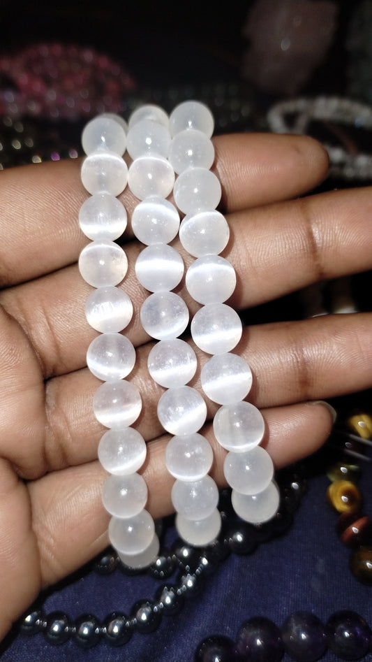 Selenite Bracelet 8mm