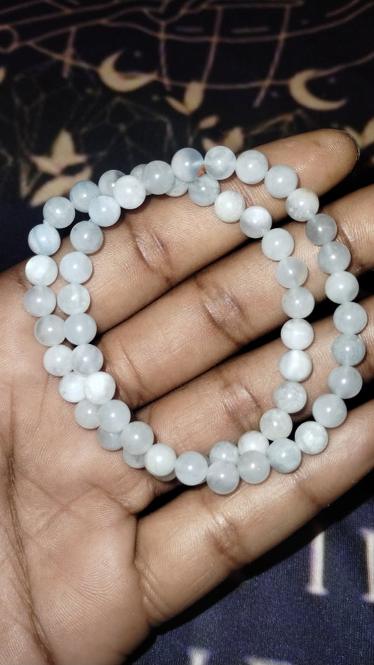 Aquamarine Bracelet 6mm