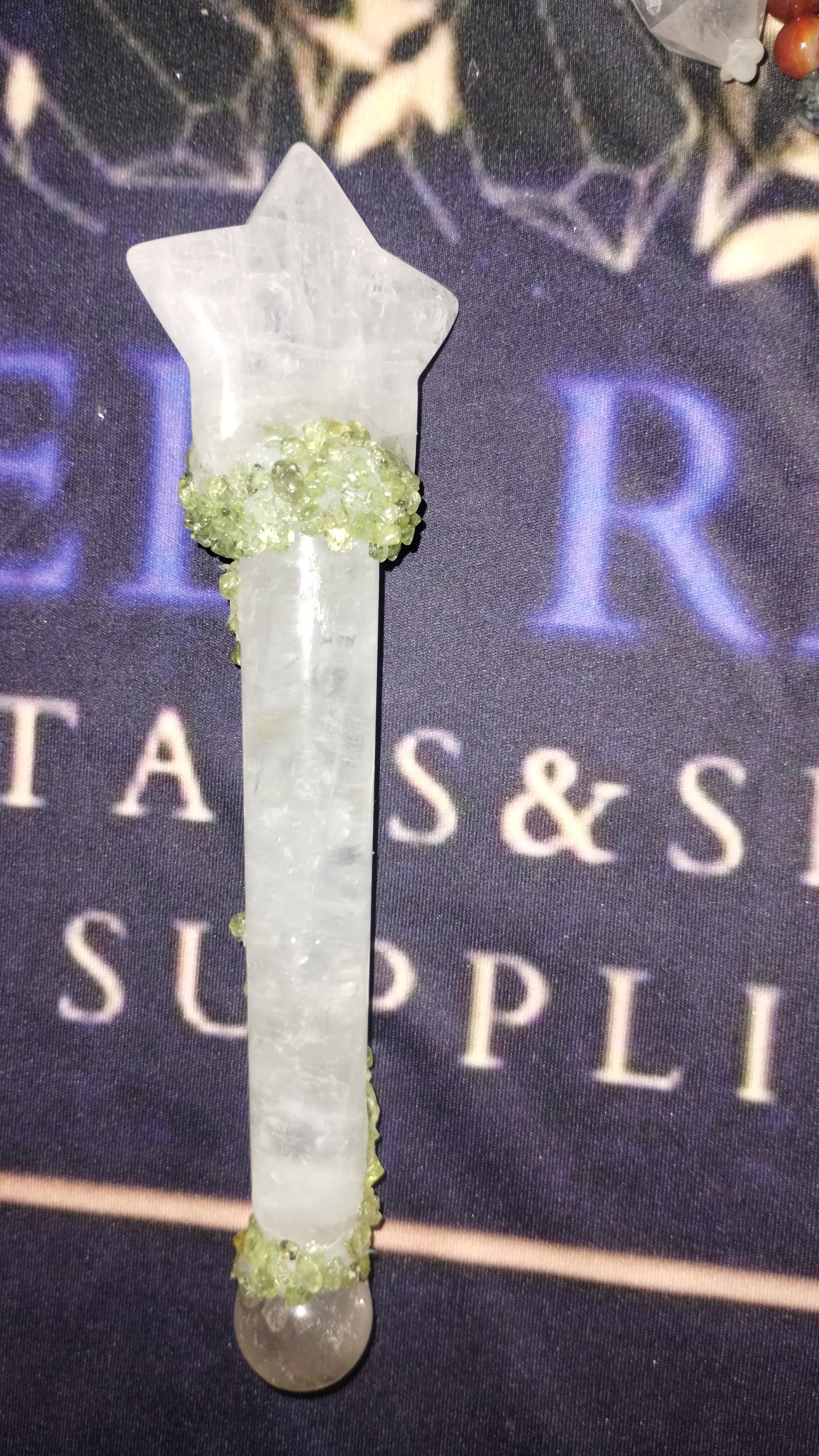 Clear quartz wand