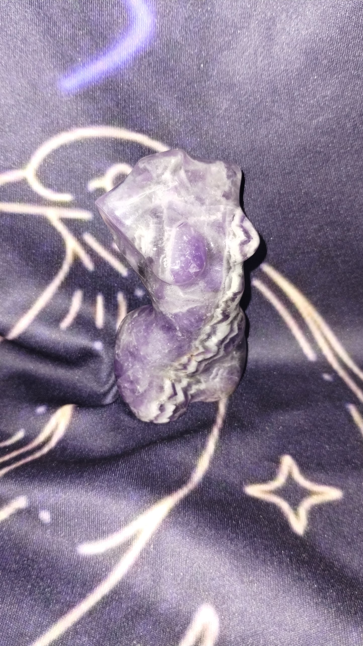 Chevron Amethyst Woman Body