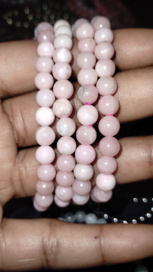 Pink Opal Bracelet 6mm
