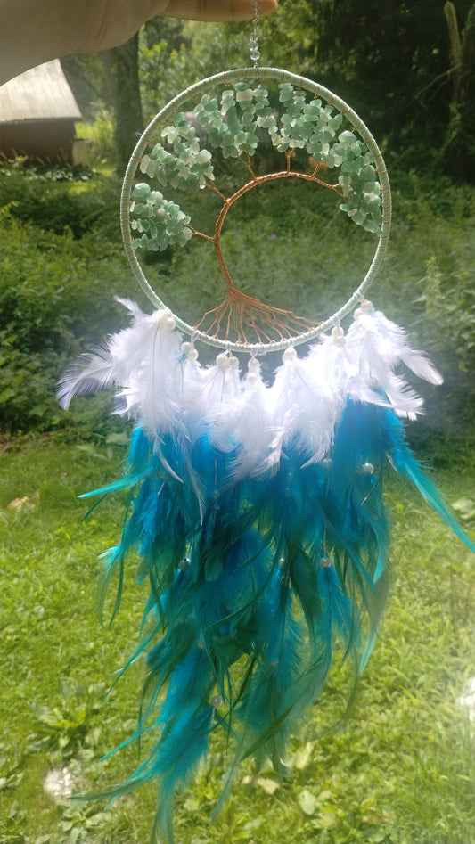 Aventurine Tree of Life Sun catcher (25")